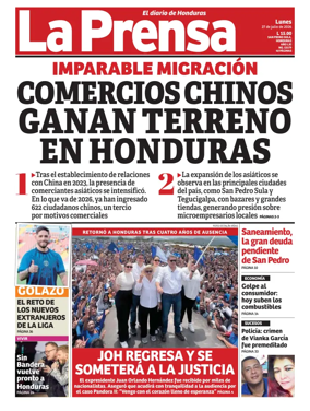 Cover of Diario La Prensa