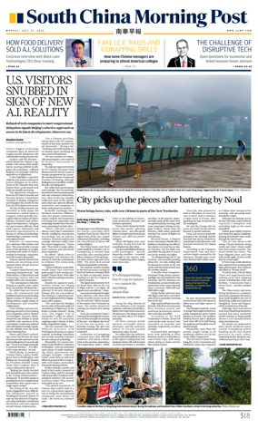 Cover of South China Morning Post