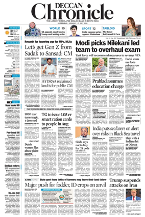 Cover of Deccan Chronicle