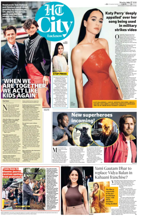 Cover of Hindustan Times (Lucknow) - Live