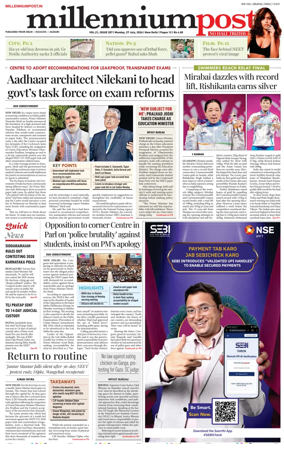Cover of Millennium Post