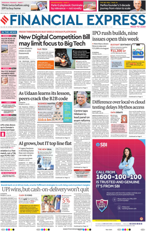 Cover of The Financial Express