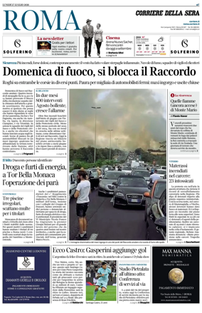 Cover of Corriere della Sera (Roma)