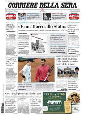 Cover of Corriere della Sera
