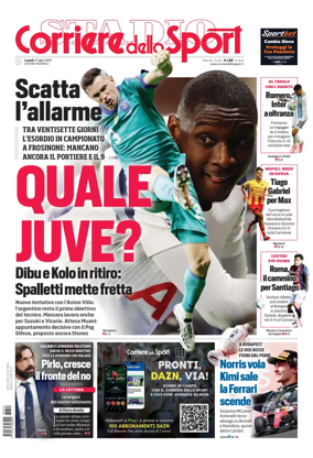 Cover of Corriere dello Sport (Lombardia)