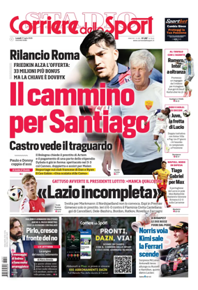 Cover of Corriere dello Sport (Roma)