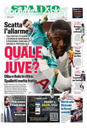 Cover of Corriere dello Sport Stadio (Nazionale)