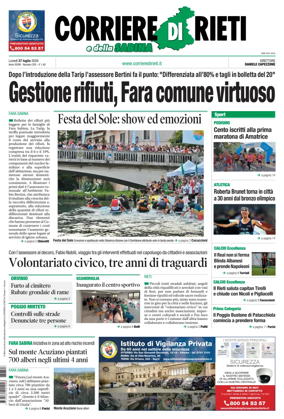 Cover of Corriere di Rieti
