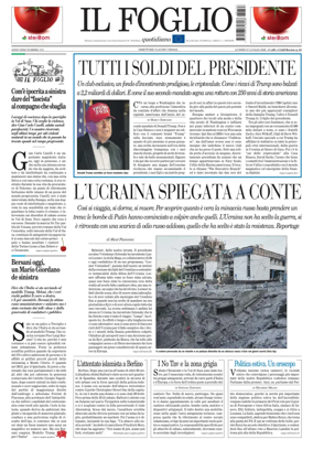 Cover of Il Foglio Quotidiano