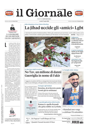 Cover of Il Giornale (Italy)