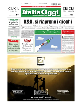 Cover of ItaliaOggi Sette