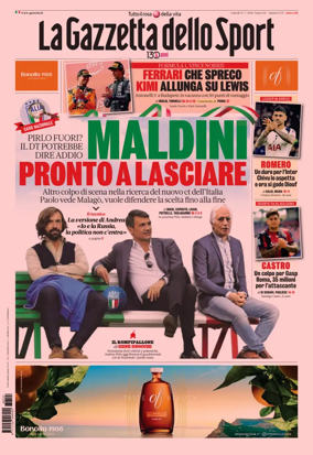 Cover of La Gazzetta dello Sport - Milano
