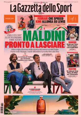 Cover of La Gazzetta dello Sport