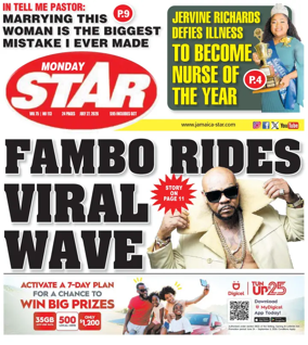 Cover of The Star (Jamaica)