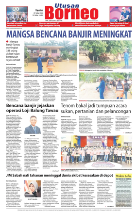 Cover of Utusan Borneo (Sabah)