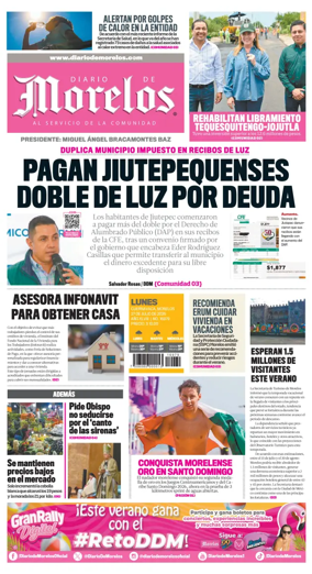Cover of Diario de Morelos