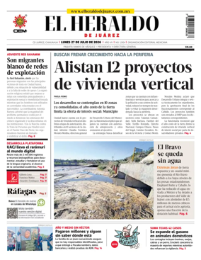 Cover of El Heraldo de Juarez