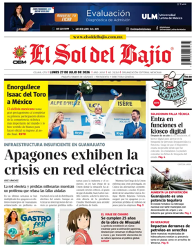 Cover of El Sol de Bajio