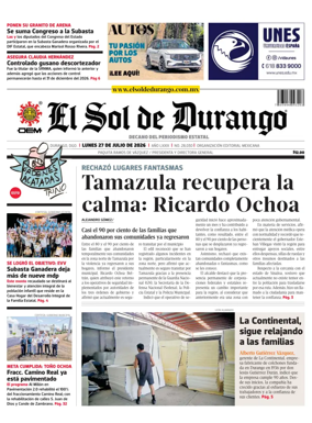 Cover of El Sol de Durango