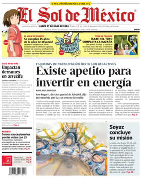 Cover of El Sol de Mexico