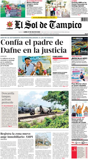 Cover of El Sol de Tampico