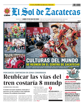 Cover of El Sol de Zacatecas