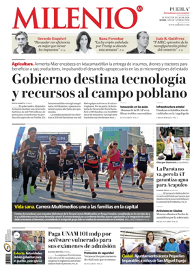 Cover of Milenio Puebla