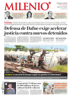 Cover of Milenio Tamaulipas