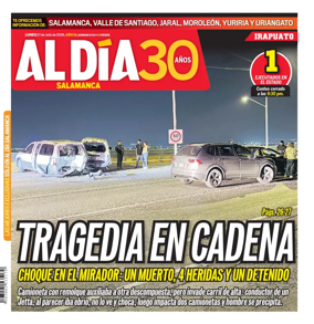 Cover of Periodico Al Dia (Salamanca)