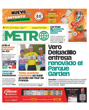 Cover of Publimetro Guadalajara