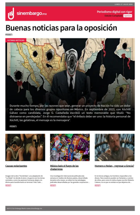 Cover of Sin Embargo Opinion