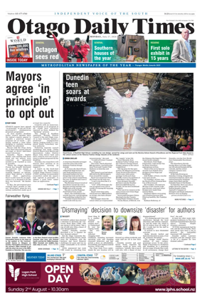 Cover of Otago Daily Times
