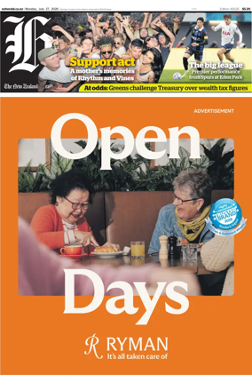 Cover of The New Zealand Herald