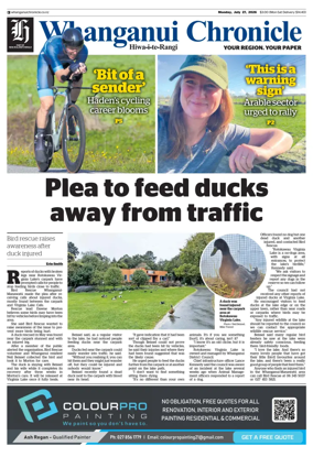 Cover of Whanganui Chronicle