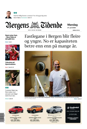 Cover of Bergens Tidende