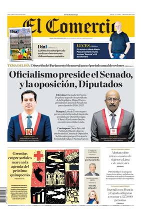 Cover of Diario El Comercio