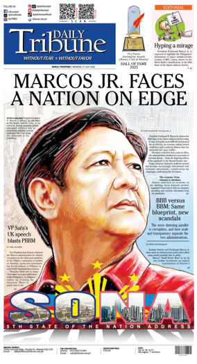 Cover of Daily Tribune (Philippines)