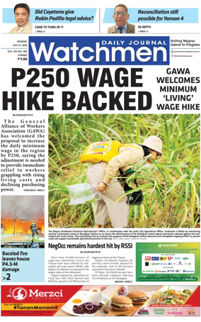 Cover of Watchmen Daily Journal