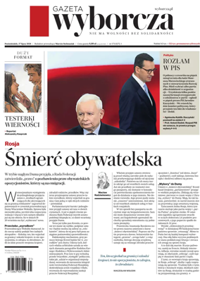 Cover of Gazeta Wyborcza