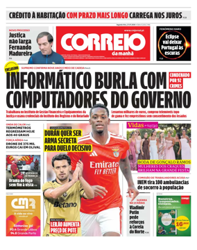 Cover of Correio da Manha