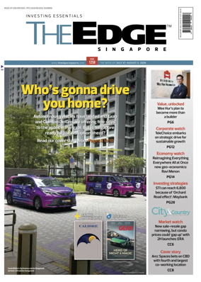 Cover of The Edge Singapore