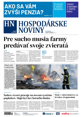 Cover of Hospodarske noviny