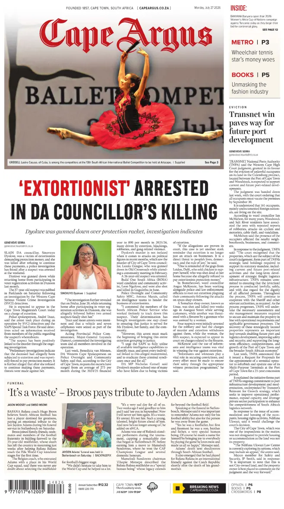 Cover of Cape Argus (PM Edition)
