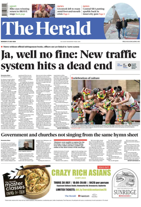 Cover of The Herald (South Africa)