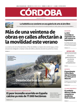 Cover of Diario Cordoba