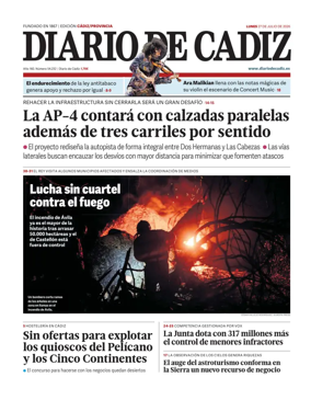 Cover of Diario de Cadiz