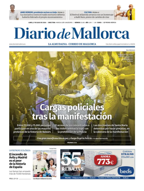 Cover of Diario de Mallorca