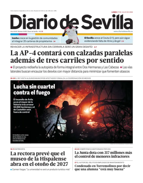 Cover of Diario de Sevilla