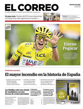 Cover of El Correo (Miranda de Ebro)