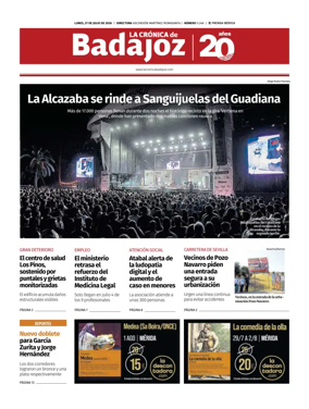 Cover of La Cronica de Badajoz BE